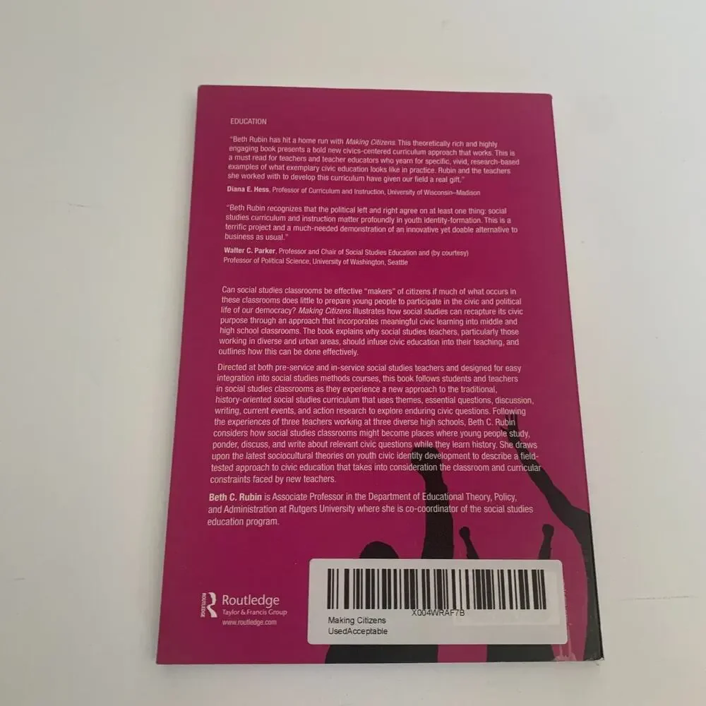 Making Citizens Rubin, Beth C Paperback Book
